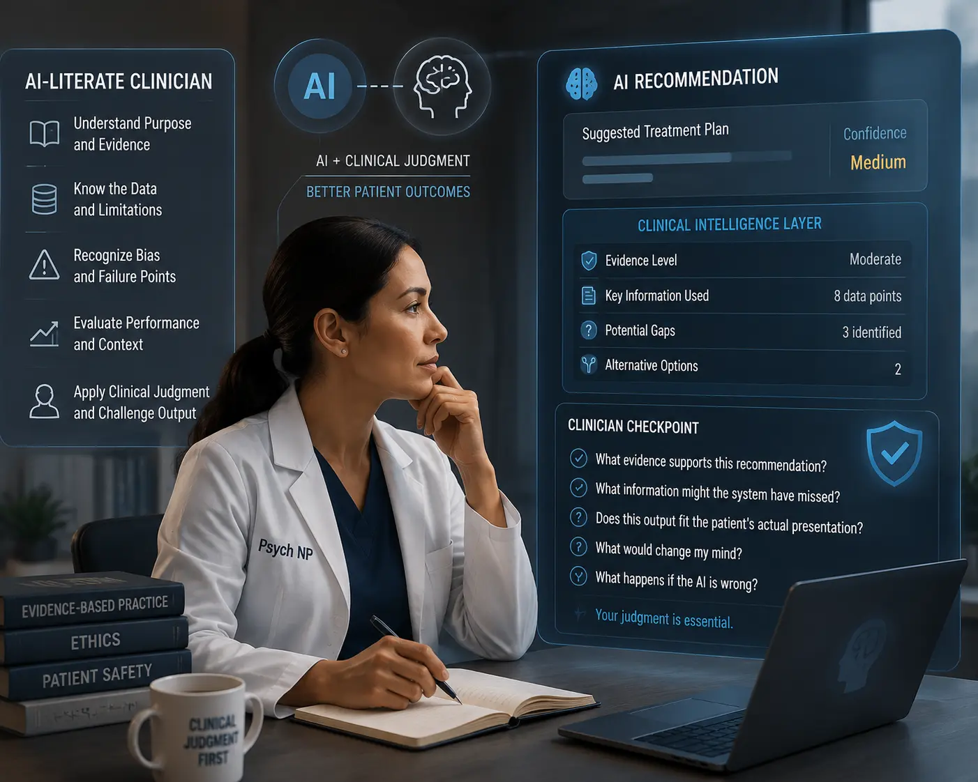 AI in Psychiatry Requires AI-Literate Psych NPs